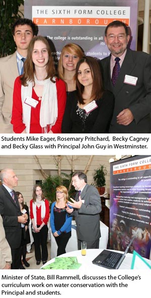 Students and the Principal in Westminster